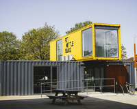 Usos comerciais para contêineres de transporte