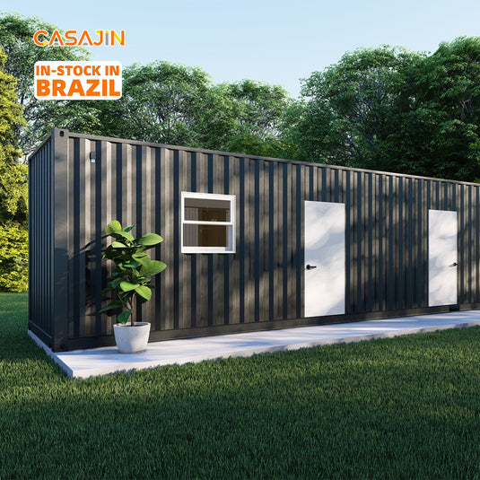 Barbearia em contêiner marítimo