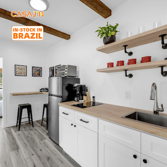 Casa container de 40 pés com dois quartos