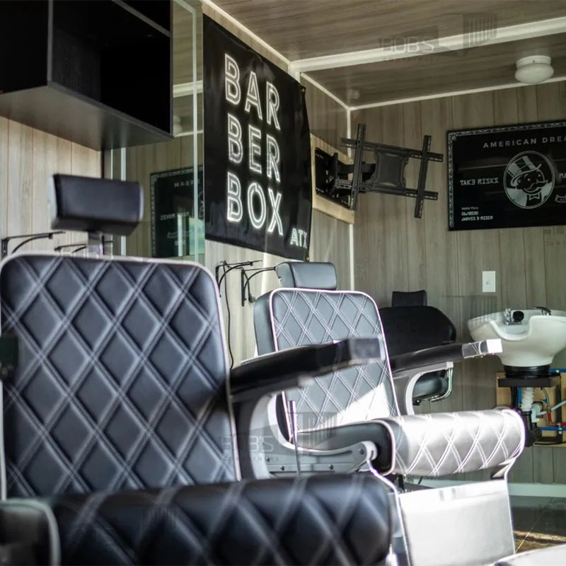 Carregue imagem no visualizador da galeriaBarbearia em contêiner marítimo
