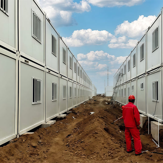 Alojamento para trabalhadores em contêineres