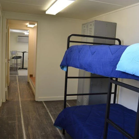 Alojamento para trabalhadores em contêineres marítimos