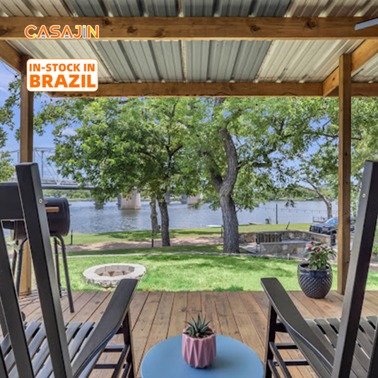 Casa container de 40 pés com dois quartos