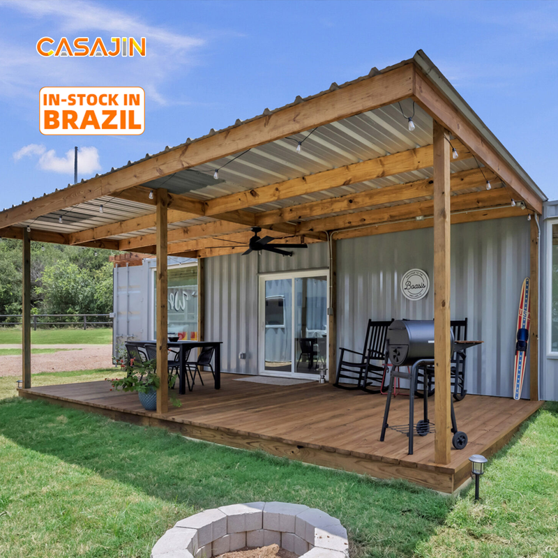 Carregue imagem no visualizador da galeriaCasa container de 40 pés com dois quartos
