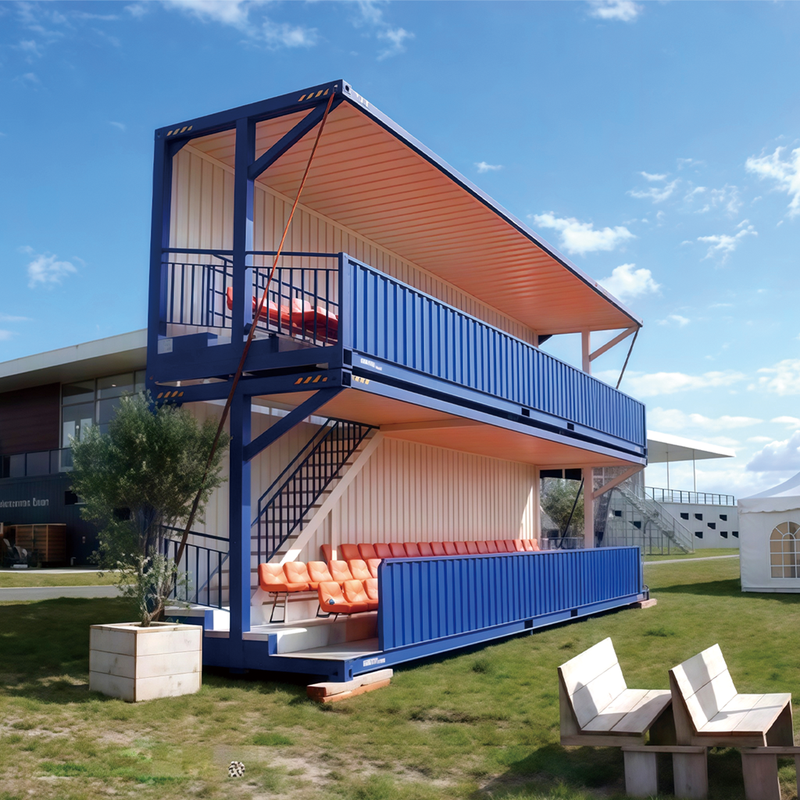 Carregue imagem no visualizador da galeriaEscritório em contêiner de montagem rápida, casa pré-fabricada para pequenas famílias
