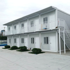 Casas contêineres pré-fabricadas, desmontáveis e resistentes a terremotos