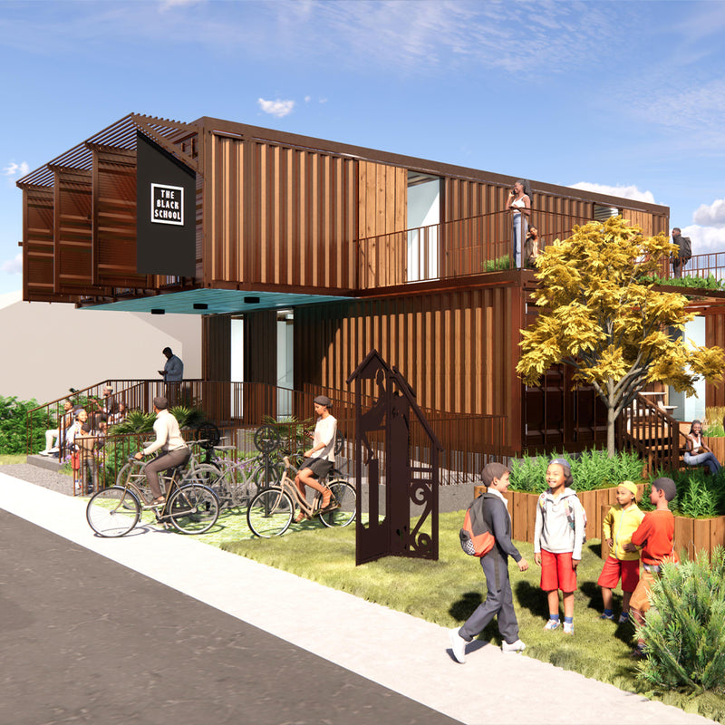 Carregue imagem no visualizador da galeriasalas de aula em contêineres
