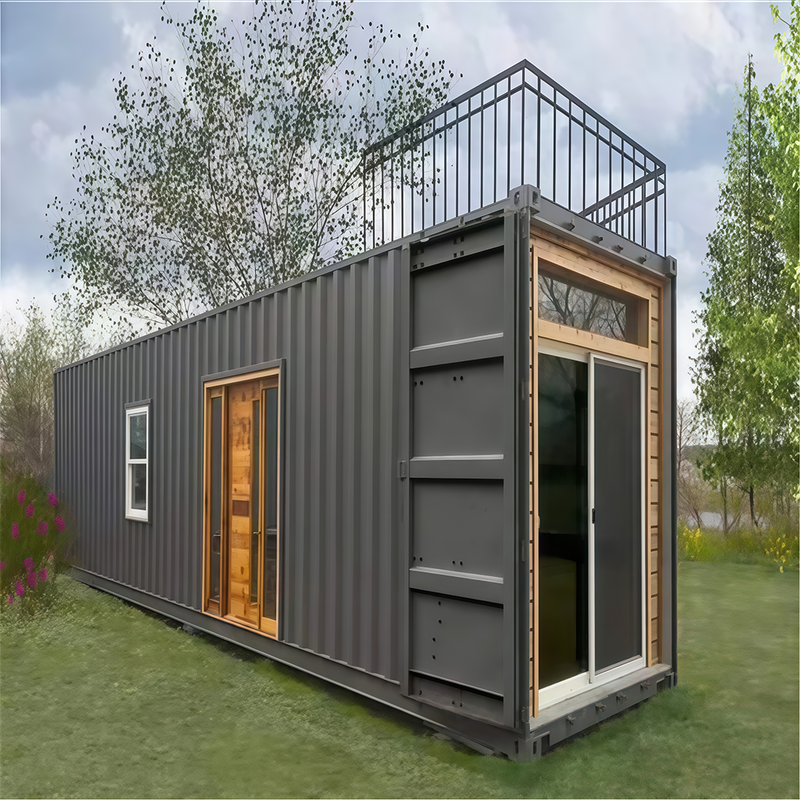 Carregue imagem no visualizador da galeriaCasa contêiner moderna pré-fabricada e desmontável para moradia e escritório.
