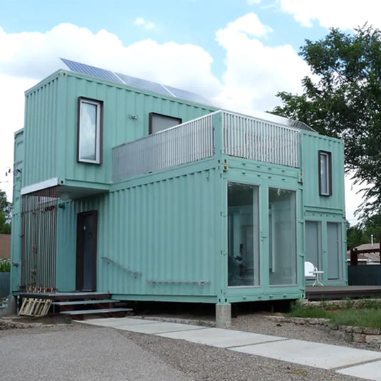 Alojamento para trabalhadores em contêineres marítimos