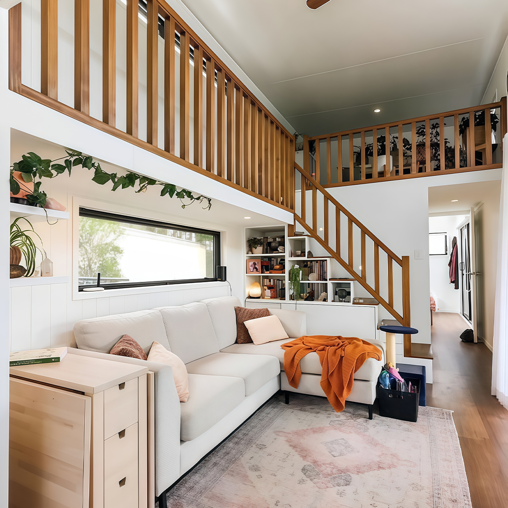 Casa contêiner portátil multifuncional desmontável em estilo moderno