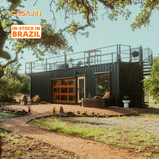 Casa de contêiner de luxo de 40 pés